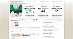 Desktop Screenshot of forfaits-illimites.fr